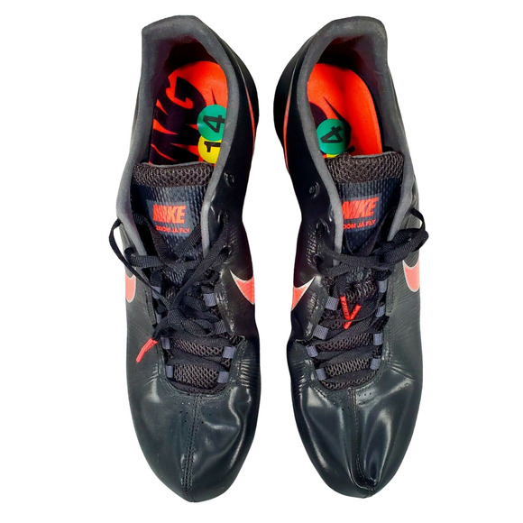 NEW! Nike Zoom JA FlyTrack &Field Running Spikes Sz 14 Black Metallic 487624 061 - Picture 2 of 7